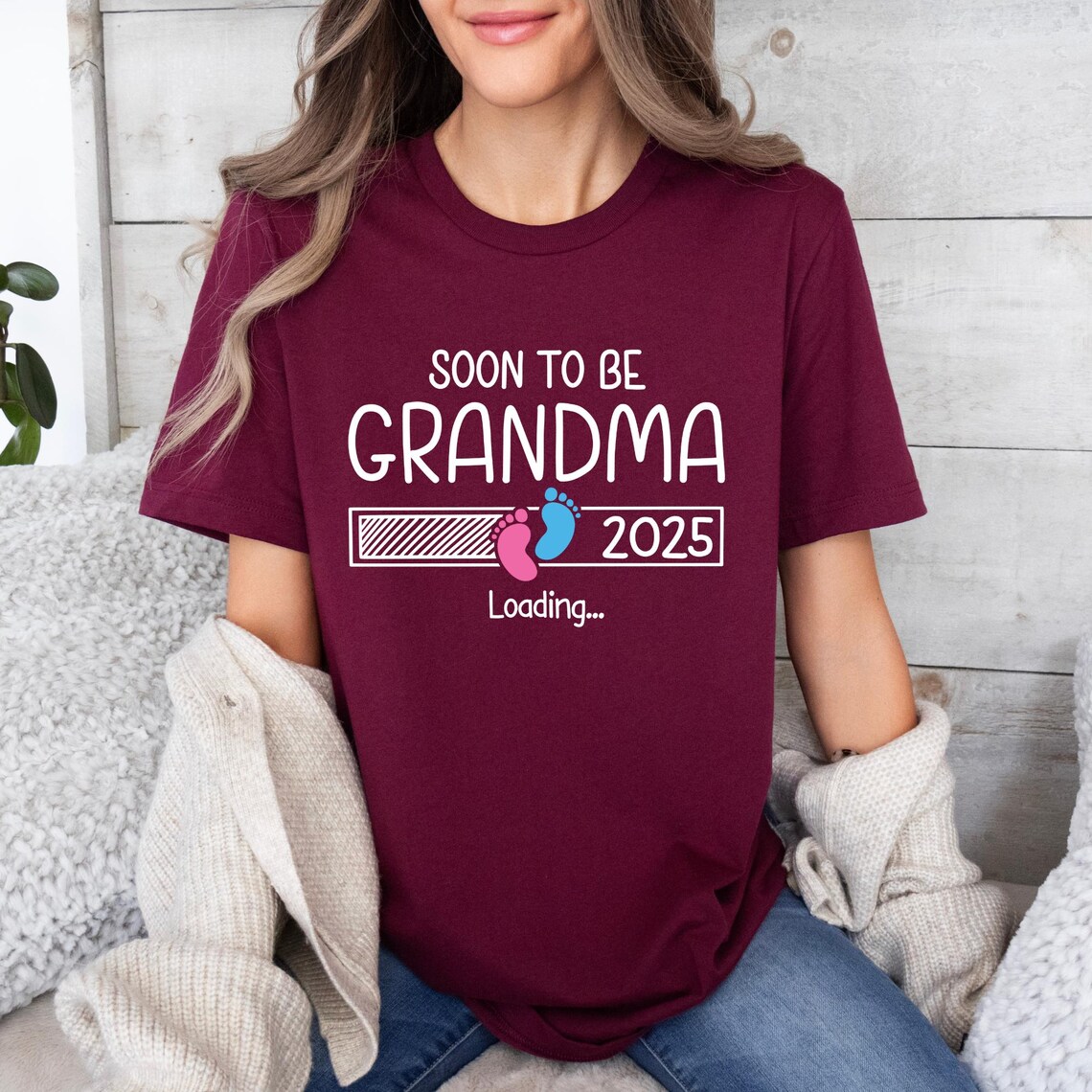 Soon to Be Grandma and Grandpa Shirt, Gift for Grandparents,