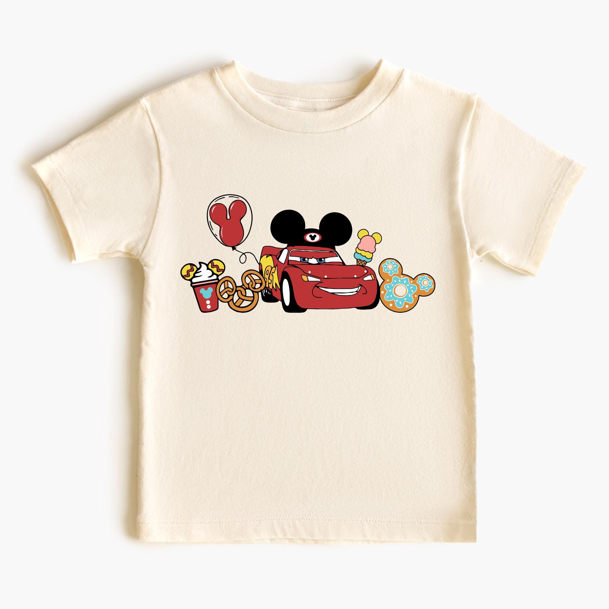 McQueen Mickey Shirt, Boys Disney Shirts, Disney Snacks Shirt, Mickey Mouse Balloon Shirt, Disney Family Shirts, Disney Cars Shirt Gift
