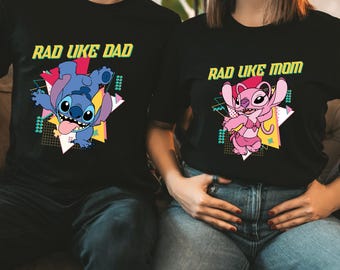 Rad Dad, Rad Like Dad, Rad Mom T-shirts,Disney Dad And Son Shirt, Disneyland Matching Family Shirt , Family Team Tee, Disney Family Shirts