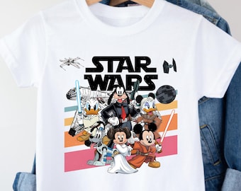 Disney Star Wars Mickey Han Solo Family Matching T-shirt, Boys Disney Shirt, Disney Toddler Tee, Donald Duck Jedi Shirt, Goofy Stormtrooper