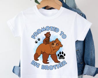 Promoted to Big Brother Custom Shirt, Big Bro Announcement, Big Brother Shirt, Pregnancy Announcement, Big Bro Tee, Toddler Shirt