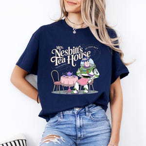 Mrs. Nesbitt’s Tea House T-shirt, Buzz Lightyear Shirt, Disney Girl Shirt, Nesbitt’s Tea House Shirt, Toy Story Tea House Tee, Gift For Her