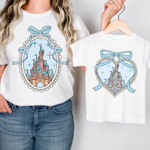 Mama and Mini Disney Trip Shirt, Mama Mini Matching Tee, Disney Castle Shirt, Mother Daughter Tee, Disneyworld Vacation, Magic Kingdom Shirt