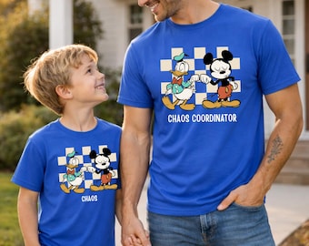 Dad Son Matching Shirts, Mickey Donald Family Tee, Daddy and Me Outfit, Father Son Gift, First Fathers day