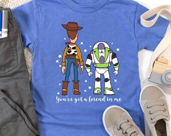 You've Got A Friend In Me T-shirt, Cousin Disney World Shirt, Disney Family Matching Birthday Gift, Disney BFF Woody Buzz