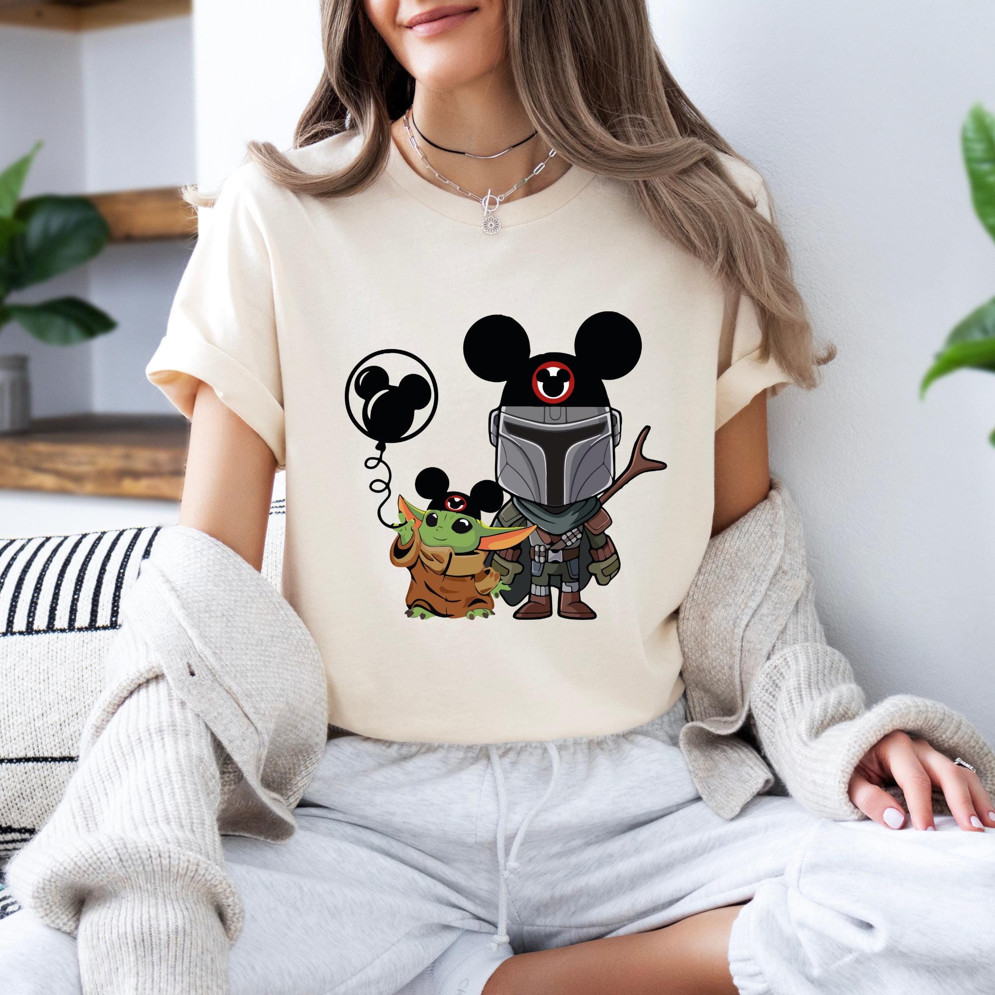 Star Wars Baby Yoda Shirts, Mandalorian Grogu Tee, Disney Star