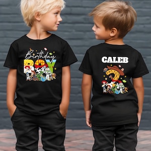 Personalized Toy Story Birthday Boy Shirt, Disney Birthday Shirt, Family Birthday Matching Shirt,Toy Story Birthday Shirt, Custom Name Shirt