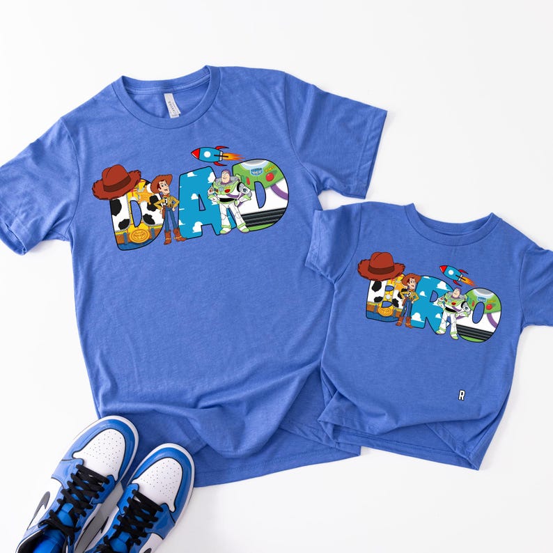 2-Sided Toy Story Birthday Shirt, Toy Story Birthday Tee, Toddler Custom Name Birthday Shirt, It's My Birthday Shirt, Buzz Lightyear Shirt image 7