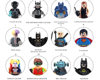 Batman Custom Minifigure | Dc, Batman, Joker Superman Brick Minifigure