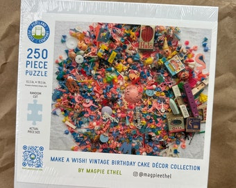 Vintage Cake Decor Collection Puzzle, 250 Piece Puzzle
