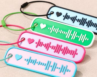 Personalized Spotify Song Code Keyring | Colorful Keyring | Custom Songs/Albums/Playlists | Valentines day gift