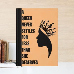 Een koningin komt nooit tot rust | Gelinieerd empowermentdagboek