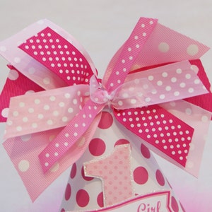 Hot Pink Polka Dot Party Hat image 4