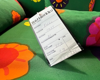 Vintage 1980s Marimekko Katsuji Wakisaka Nekku Stoffrolle - Produktion nach Wunsch