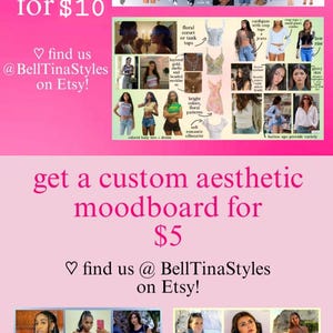 Moodboard estetici e di stile personalizzati