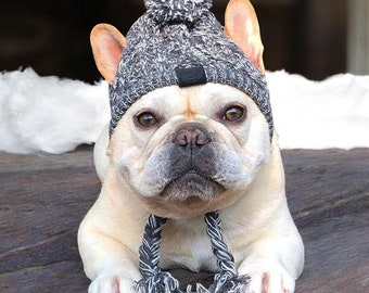 Hat for dog, Cozy knit hat, winter pet wear, braided pet beanie, warm winter cap to keep your furry friend stylish and comfortable.