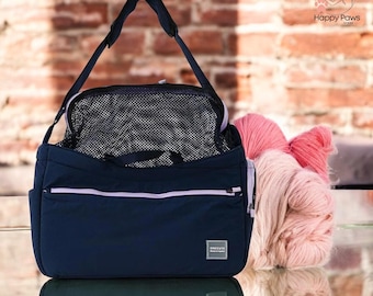 Lightweight Pet Sling Carrier – Hands-Free Travel Bag for Small Dogs and Cats