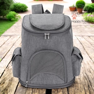 Komfortabler Outdoor-Hunderucksack, Reisetasche für kleine Hunde und Katzen, freihändige Schulterschlaufe für einfache und sichere Reisen mit Haustieren