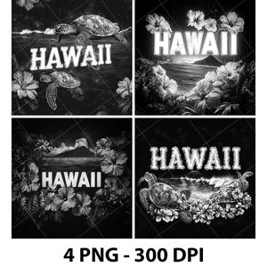 State of Hawaii Sea Turtle Flowers USA Laser Engrave File PNG Hawaii Laser Hawaii Slate Hawaii Coaster Hawaii Hawaii Engrave Hawaii 3D Xtool