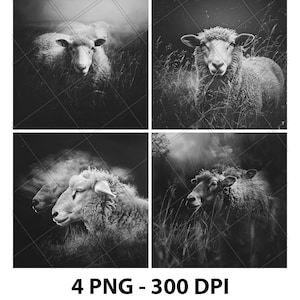Sheep Lamb Llama Laser Engrave File PNG Sheep Laser File Sheep Slate File Sheep Coaster File Sheep Wood File Sheep Engrave 3D File 2D Xtool