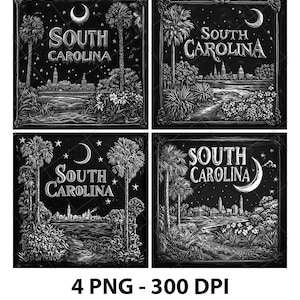 South Carolina USA Palmetto Trees Laser Engrave File PNG South Carolina Laser South Carolina Slate South Carolina Coaster Wood Engrave Xtool