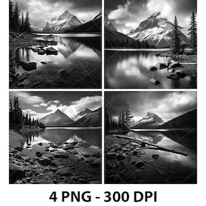 Montagne File Incisione Laser PNG Montagne File Laser Montagne File Ardesia Montagne File Sottobicchiere Montagne File Legno Montagne File Incisione
