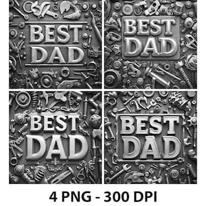 Bester Dad Vatertag Laser gravieren Datei PNG Bester Dad Laser Bester Dad Schiefer Bester Dad Untersetzer Bester Dad Holz Bester Dad Gravur Bester Dad 3D Xtool