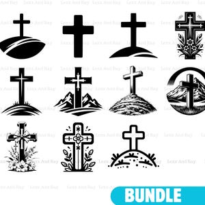 CROSS SVG, Christian Svg, bestanden voor Cricut, Digitale kunst, Christian Cross Faith silhouet Svg, Clipart, Instant Download
