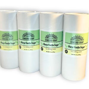 Warm Vanilla Sugar Handmade Hair & Body Powder - talc-free, scented, dry shampoo, prevent chafing, no talc, after shower dusting powder,bath