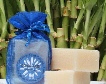 Ocean Rain Handmade Cold Process Soap Bar, 4oz - fresh breeze scent, natural, sustainable palm oil