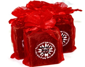 Dragon's Blood Handmade Cold Process Soap Bar, 4oz - sexy scent, natural, vegan, sustainable palm oil, fragrant, unisex, gift for her or him