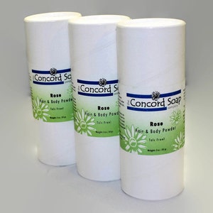Rose Handmade Hair & Body Powder - floral, talc-free, scented, dry shampoo, prevent chafing, no talc, after shower dusting powder, bath