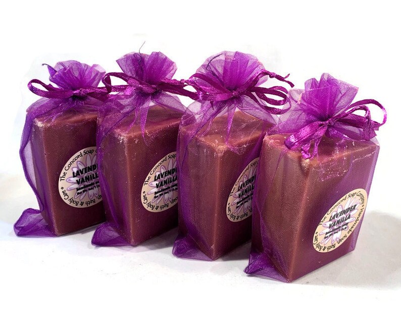Lavender Vanilla Handmade Cold Process Soap Bar 4oz Floral | Etsy