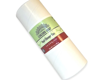 Red Clover Tea Handmade Hair & Body Powder - talc-free, scented, dry shampoo, prevent chafing, no talc, after shower dusting powder, bath