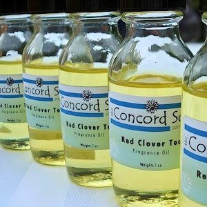 Red Clover Tea Refresher Oil - home fragrance, herbal tea scent, undiluted, use in potpourri, oil diffuser, soapmaking, candlemaking, body