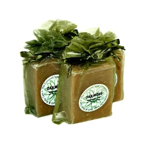 Oakmoss Handmade Cold Process Soap Bar, 4oz - earthy scent, natural, vegan, sustainable palm oil, fragrant, unisex, gift for her or him