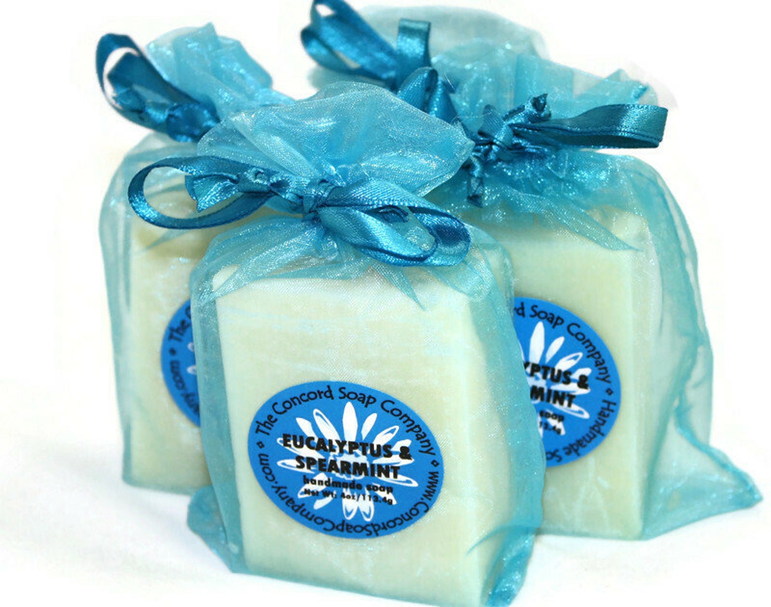 Eucalyptus and Spearmint Handmade Cold Process Soap Bar, 4oz - Minty ...