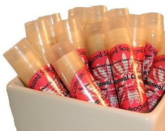 Oatmeal Cookie Handmade Lip Balm Stick - cookie flavor, vegan, natural, unsweetened