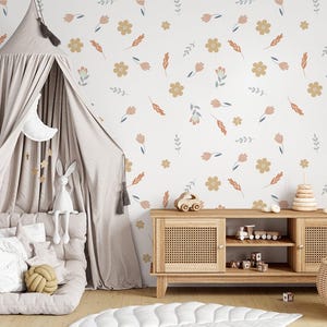 Floral Wall Decals: Removable Nursery & Playroom Decor