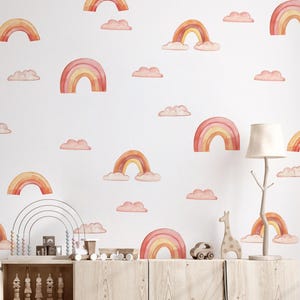 Rainbow Wall Decals: Removable Nursery & Playroom Decor