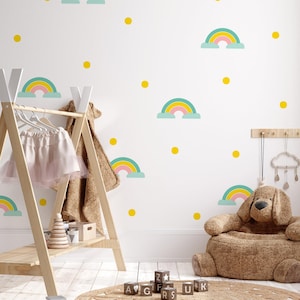 Rainbow Wall Decals: Removable Nursery & Playroom Decor
