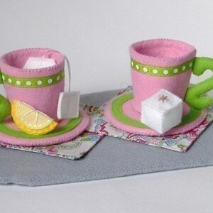 Felt Food Pattern Tea Party Set PDF image 3