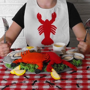 Lobster Crab Seafood Felt Food Pattern PDF image 1