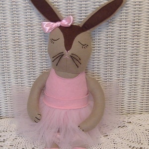 Co-Co the Ballerina Bunny Doll PDF Pattern image 2