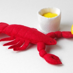 Lobster Crab Seafood Felt Food Pattern PDF image 3