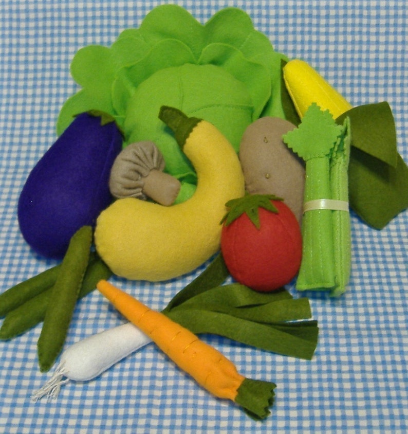 Bountiful Harvest Felt Food PDF Pattern image 2