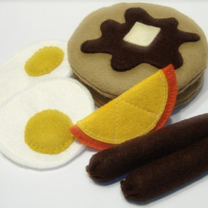 Felt Play Food Breakfast Pattern image 2