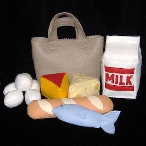 SUPER Market Tote with Groceries PDF Pattern