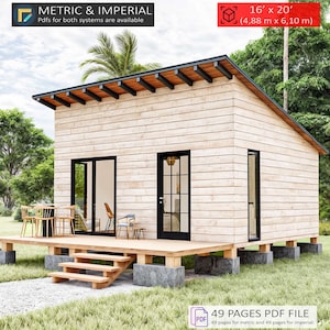 Plattegronden moderne kleine huisjes 16 x 20, plattegronden kleine huisjes, 1 slaapkamer, plattegronden kleine huisjes, plattegronden huisjes, plattegronden huisjes, plattegronden huisje Adu, plattegronden huisjes, plattegronden kleine huisjes