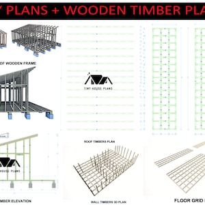 Ritningar för stugor 16 x 30, Ritningar för småhus, Moderna husplaner för vuxna, Gör-det-själv-planer för stugor, Ritningar för småhus, Ritningar för småstugor, Stugplaner bild 5